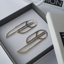 Load image into Gallery viewer, Earrings - Large Silver or Brass