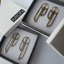 Load image into Gallery viewer, Earrings - Large Silver or Brass