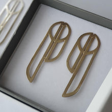 Load image into Gallery viewer, Earrings - Large Silver or Brass