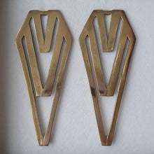 Load image into Gallery viewer, Earrings - Geometrica Silver or Brass