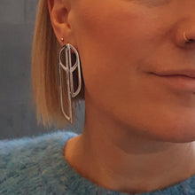 Load image into Gallery viewer, Earrings - Large Silver or Brass