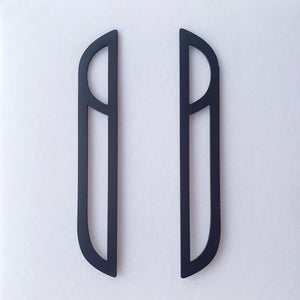 Earrings - Medium Black