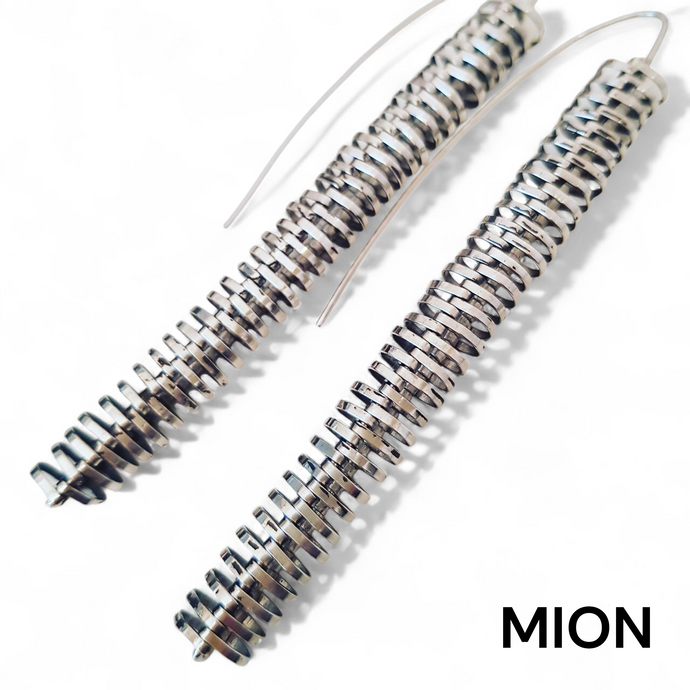 Earrings - Silver Biotunnels