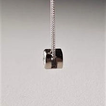 Load image into Gallery viewer, Floating Diamond Solitaire - Diamond Pendant