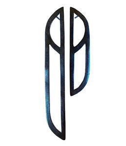 Elegance & Poise - Geometric Earrings Asymmetric Black Vsn 1