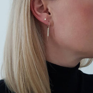 Micro-Square Studs (9ct recycled yellow Gold)
