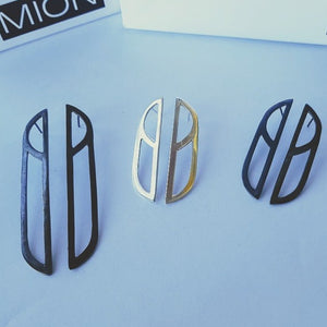 Earrings - Medium Black