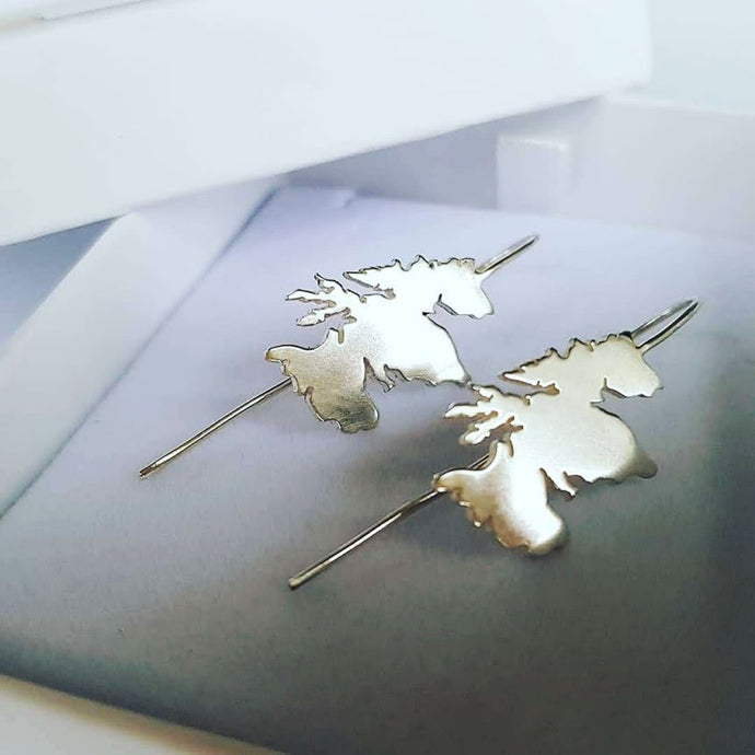 Alba - Scotland Map Earrings