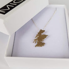 Load image into Gallery viewer, Alba - Scotland Map Necklace