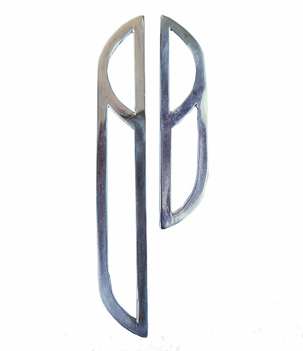 Earrings - Asymmetric Silver