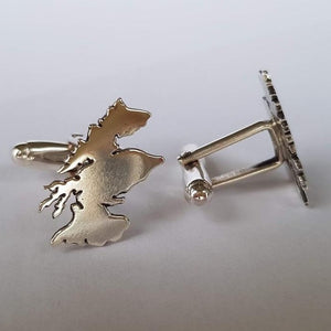 Alba - Scotland Map Cufflinks