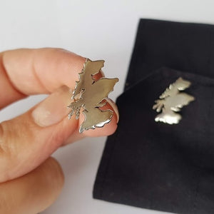 Alba - Scotland Map Cufflinks
